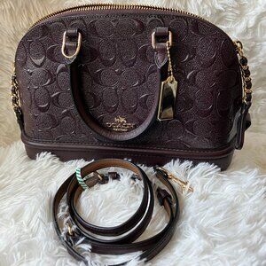 Coach Burgundy Crossbody